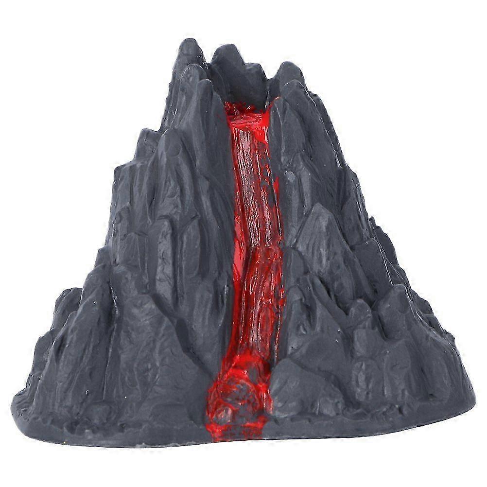 Miniature Volcano Simulation Toy Model for Garden Decoration and Landscaping Projects with Sand Table Use