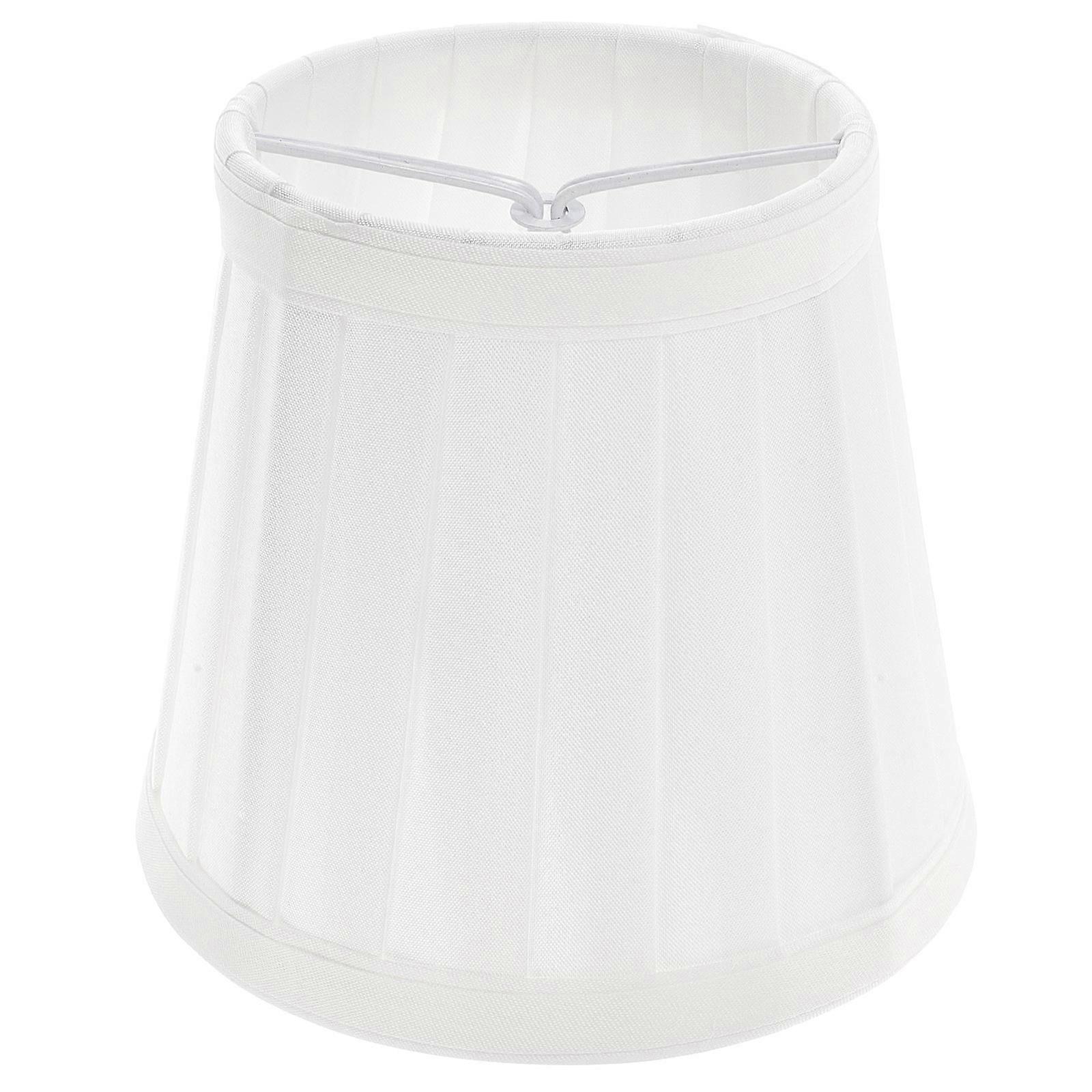 Cloth Lampshade Barrel Lamp Shade for Ceiling Lamp One Piece White
