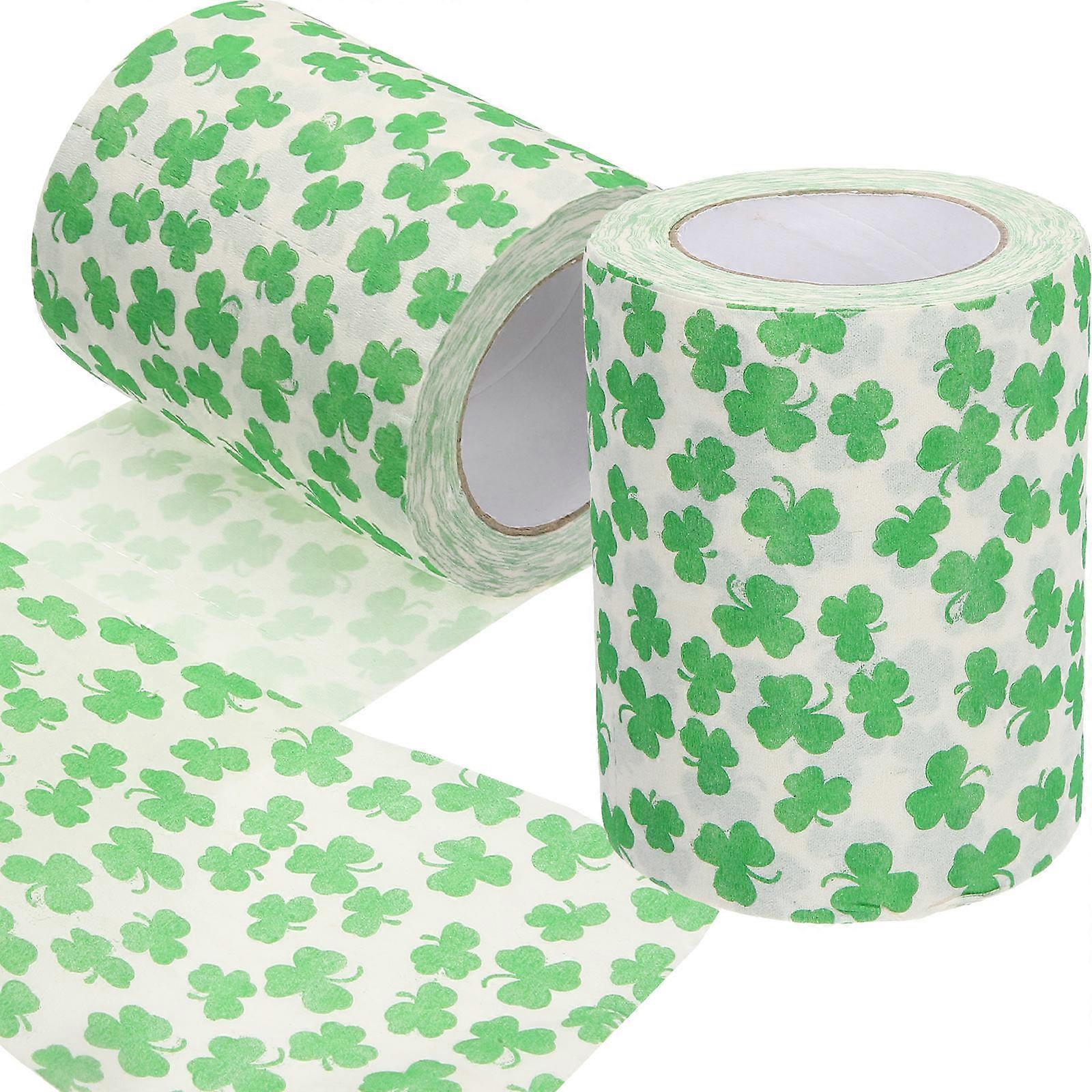 Shamrock Patterned Toilet Paper, Supple and Comfortable for All Uses