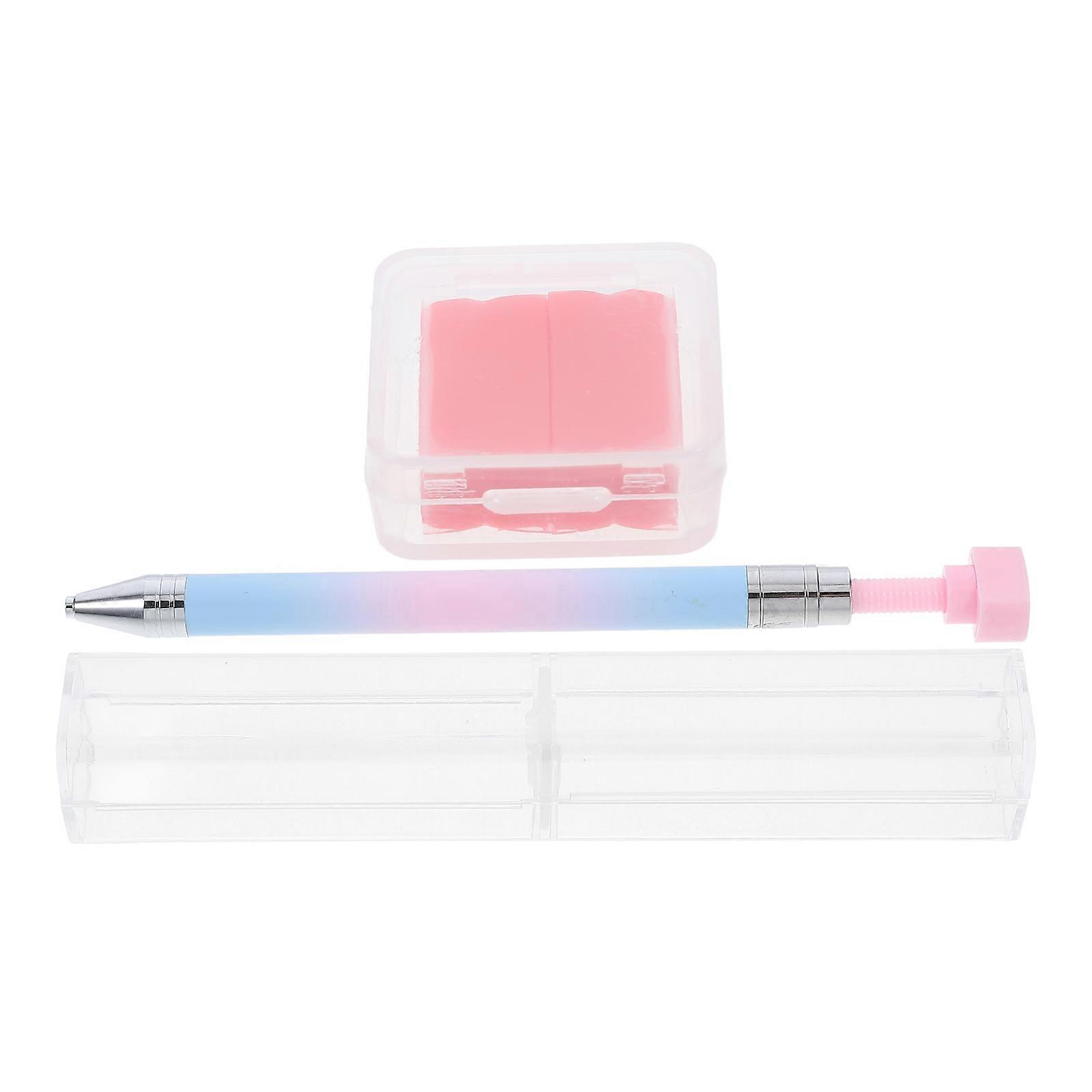 Rhinestone Picker Dotting Pen Kit Ergonomic Nail Art Tool for Gems with Comfortable Grip, Durable Material, Compatible with Diamonds