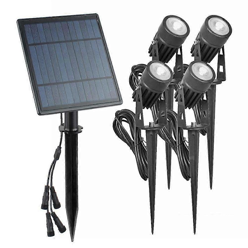Lights Outdoor Solar Lawn Lamp Waterproof Led Lighting For Yards 22.6X6.6X4.3cm 1Set