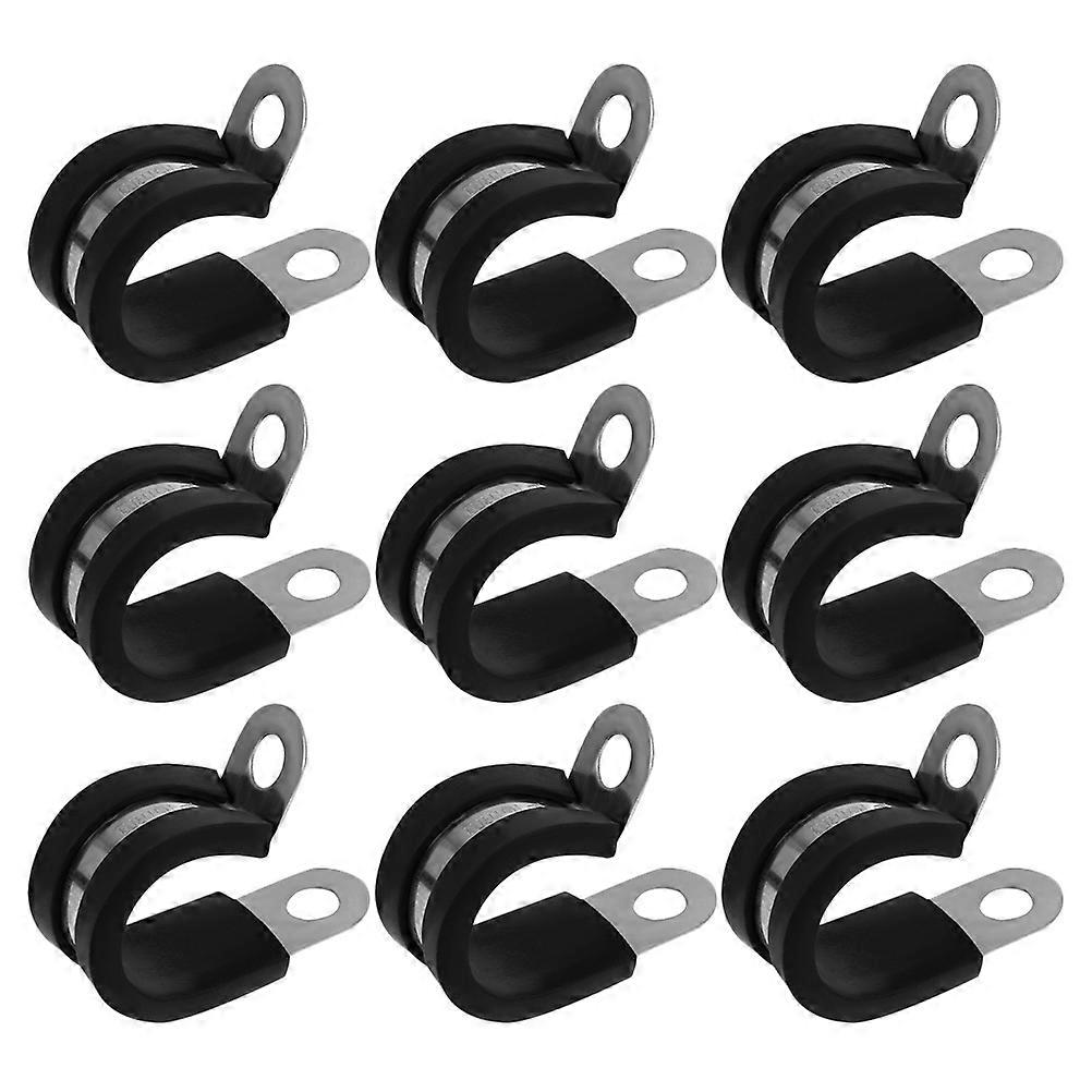 Stainless Steel Cable Clamps Assortment Kit with Rubber Cushioned Design for Automotive, Industrial and Home Use – Durable and Easy to Install