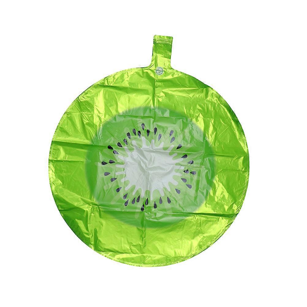 Birthday Foil Balloon Fruit Themed Kiwi Shape Party Decorations 46cm Green Self-sealing Valve 1Set