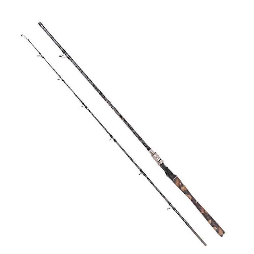 Fishing Rod 2.1M 2.28M 2.4M High Carbon Bass Spinning Casting Rod XH Hard Performance (Color: Spinning)