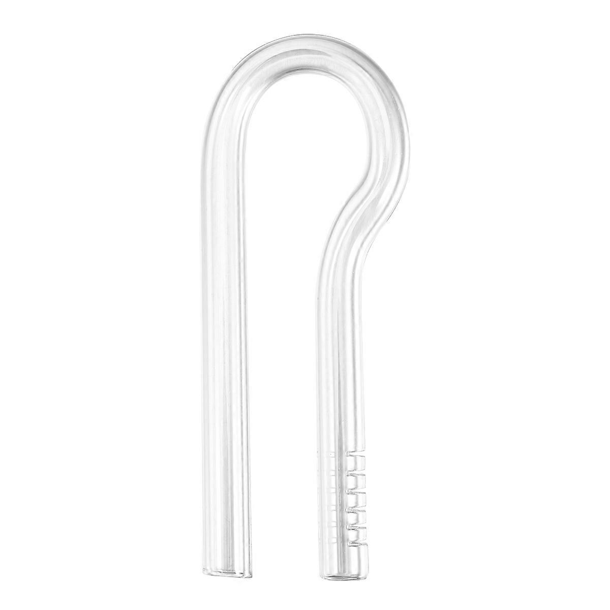 Aquarium Water Shaped Glass Water Inlet Tube Hydro-dynamically Designed for Aquarium 1Pack