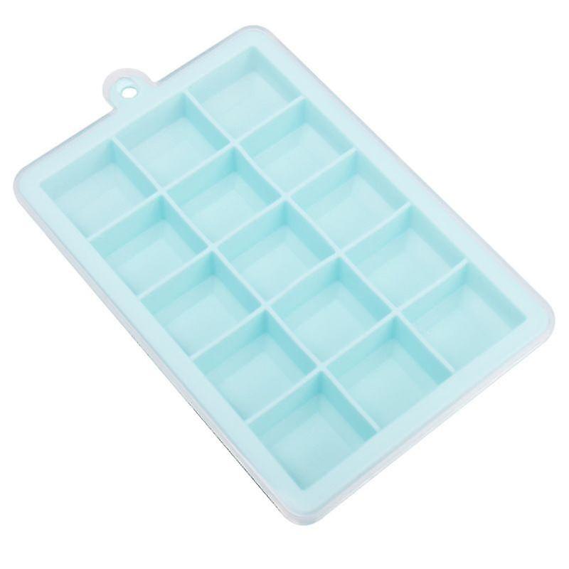 3 Pack Silicone Ice Cube Trays with Lids, Easy Release Freezer Molds