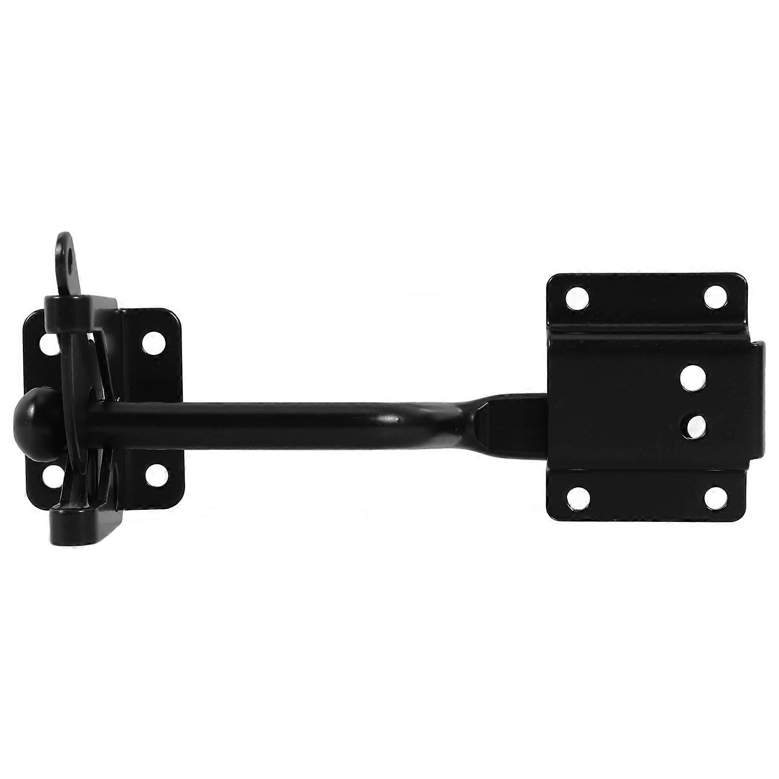 Aluminum Gate Latch Heavy Duty Gate Latch for Outdoor Fencing Projects Black Finish 1Set