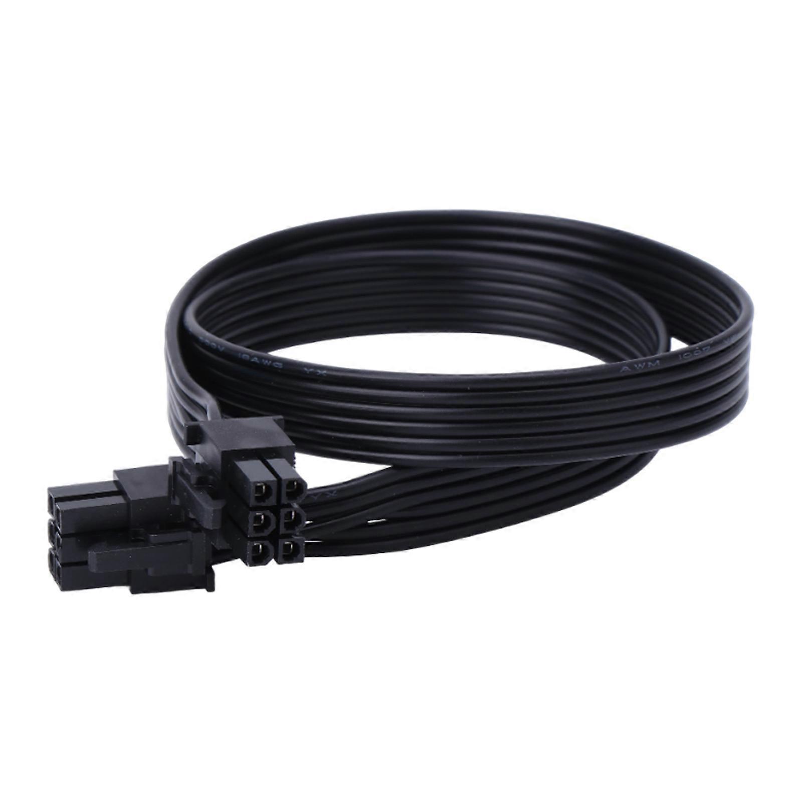 Flat 6Pin PCIe Power Cable Flexible GPU Cord Enhances Airflows And Cable Management In Gaming PC