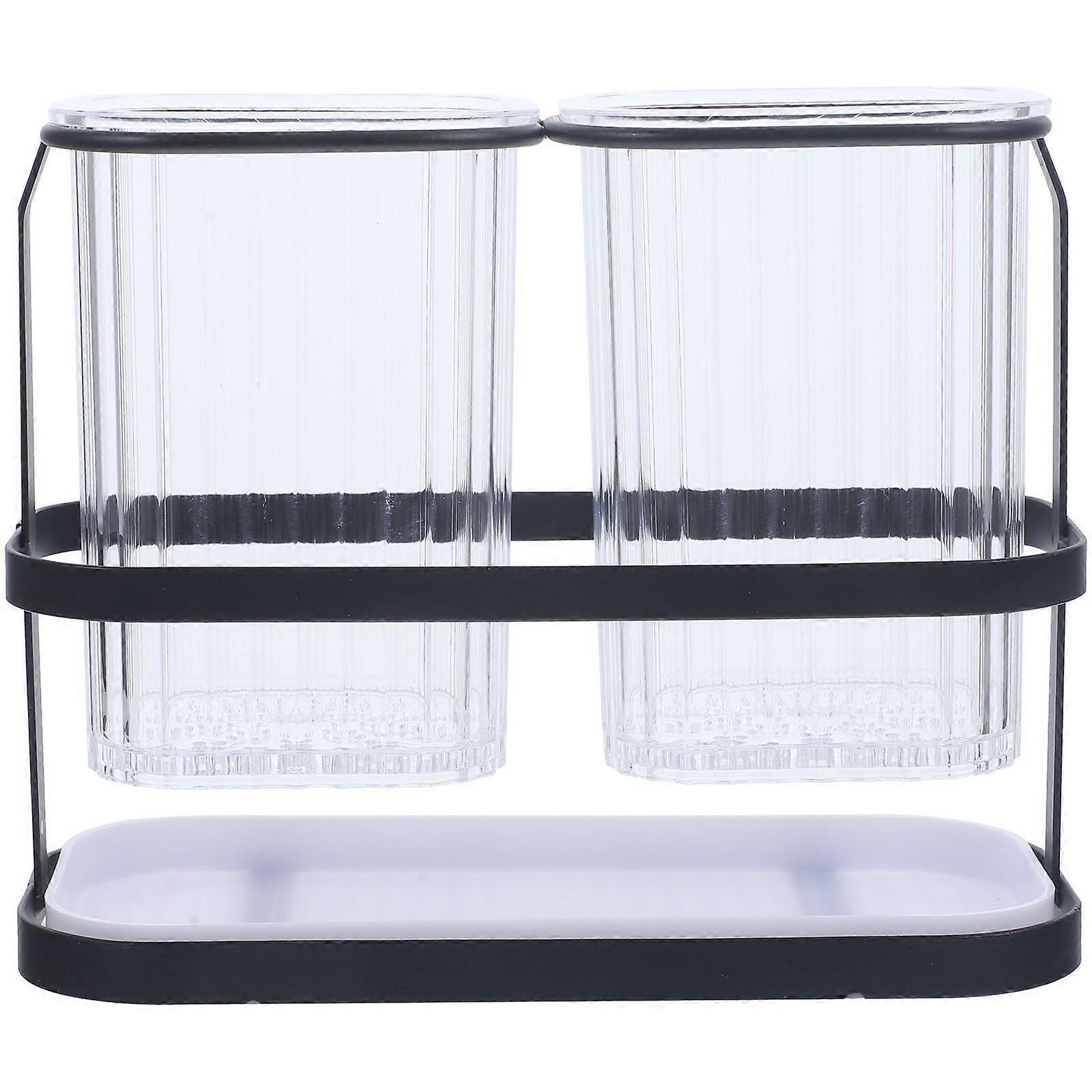 Wall Mount Chopstick Holder Multi-function Cutlery Holder Desktop Utensil Holder