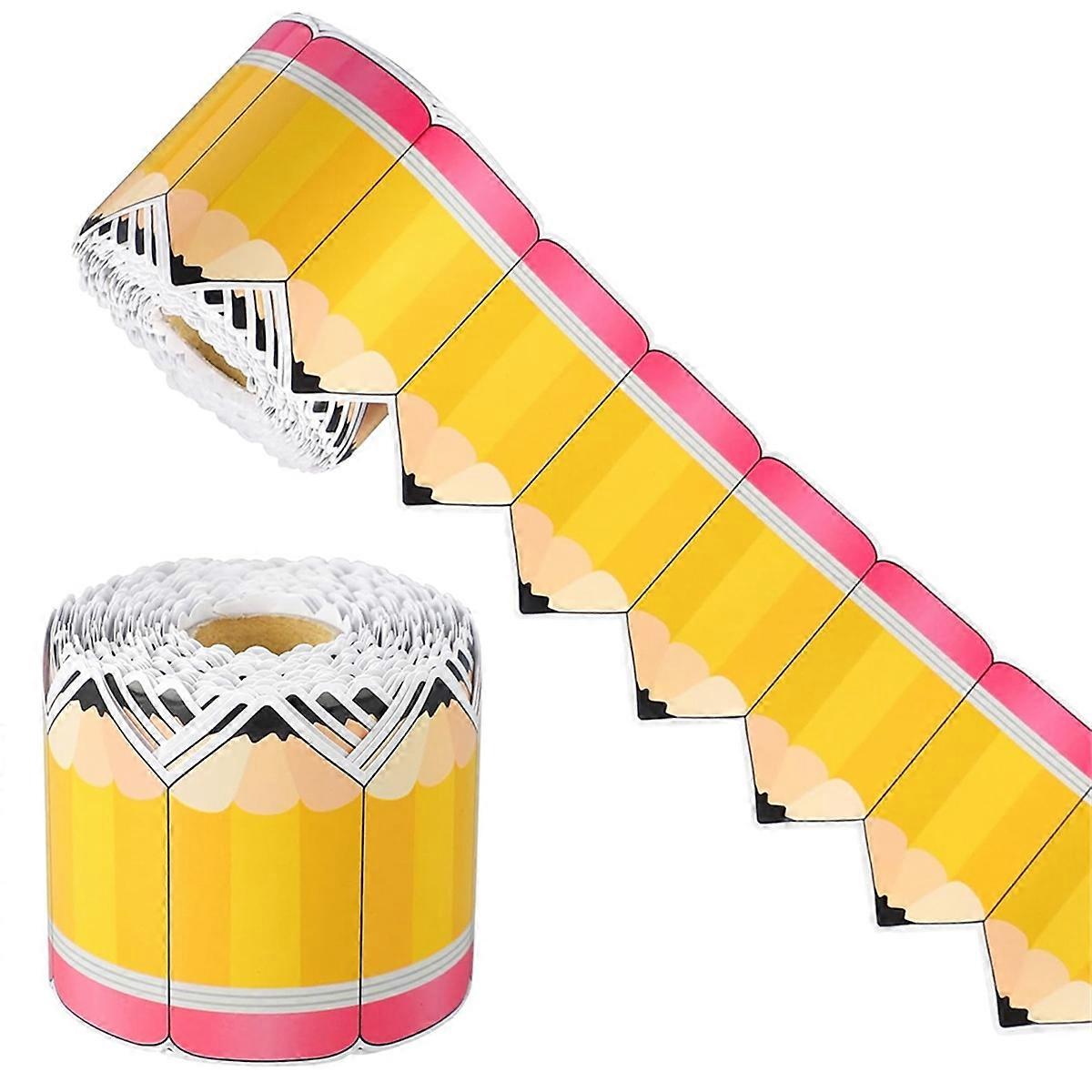 Pencil Classroom Bulletin Border Roll Back to School Bulletin Board
