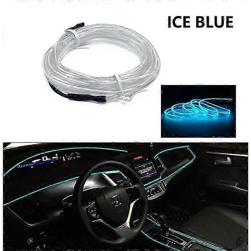 Car Interior Decorative Lamp Strips Atmosphere LED Ambient Lights for Vehicle Dashboard Console 1/3/5M