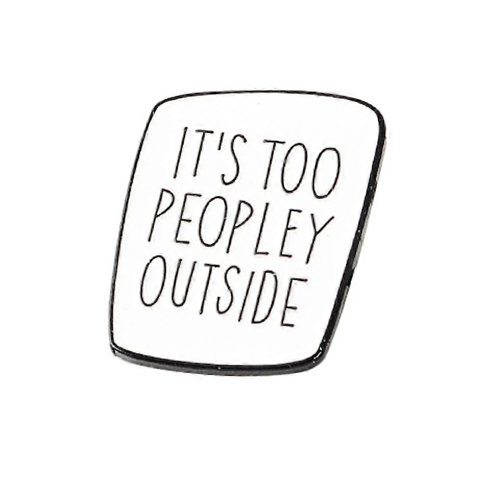 Creative Brooch Pin White Chic Appearance Versatile Styling Durable Wear for Decor