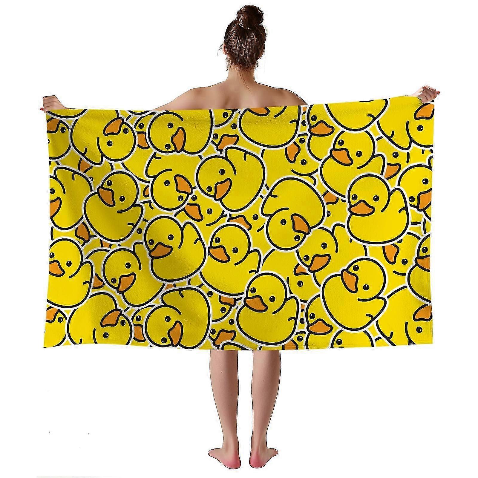 Adorável Toalha de Praia de Secagem Rápida Absorvente Microfibra Macia Medindo 32x52 Polegadas