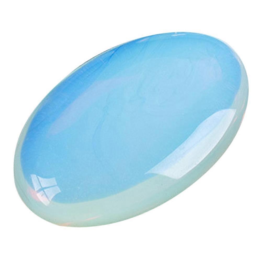 Creative Crystal Ornament Oval Shape Crystal Craft Home Decoration 1Set