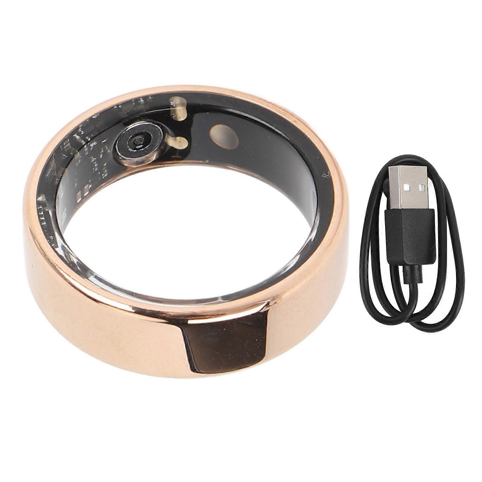 Smart Ring Health Tracker: IP68 Water Resistant Bluetooth Fitness Ring for All-Day Use