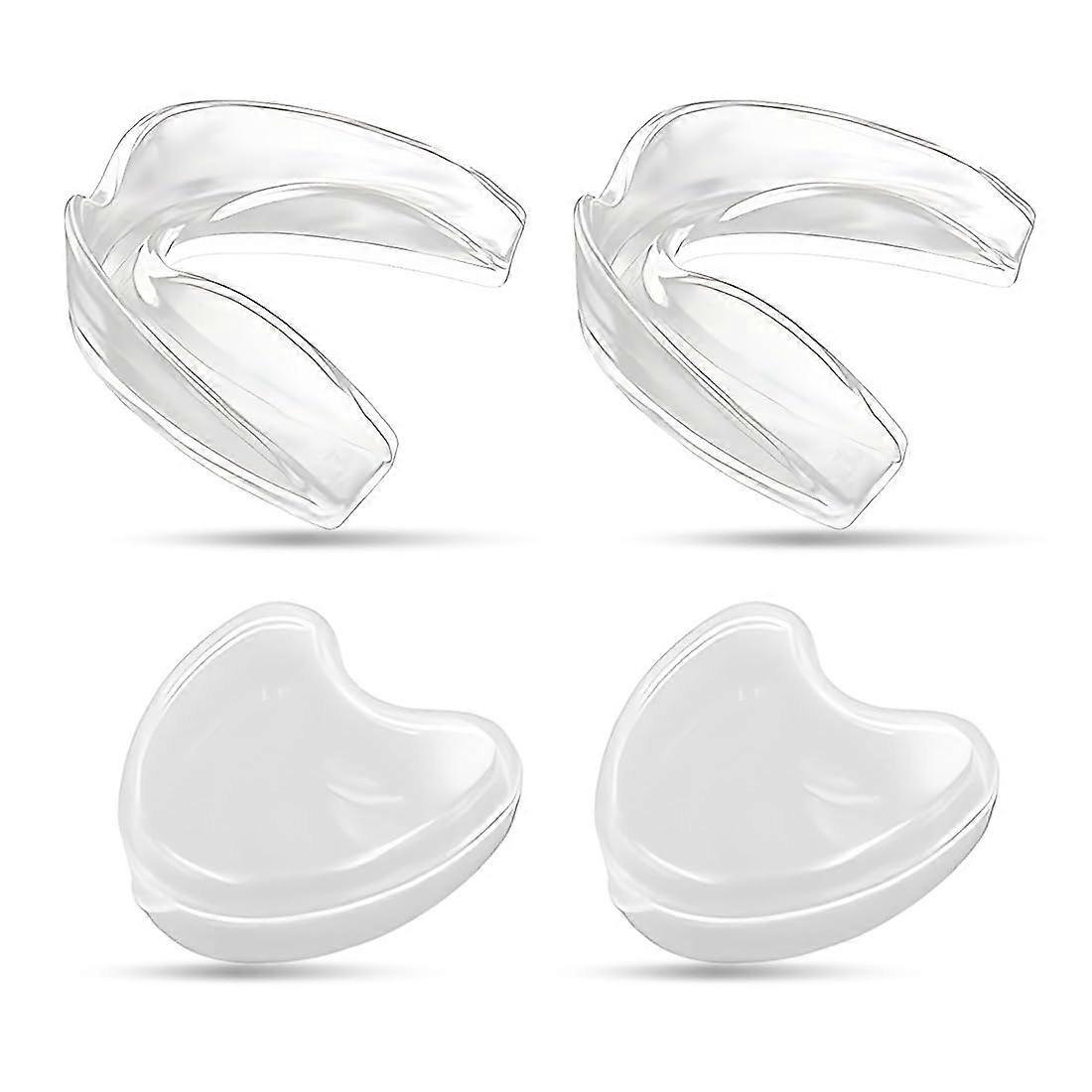 Pack of 2 Sports Mouth Guards for Rugby, Boxing, MMA, Taekwondo