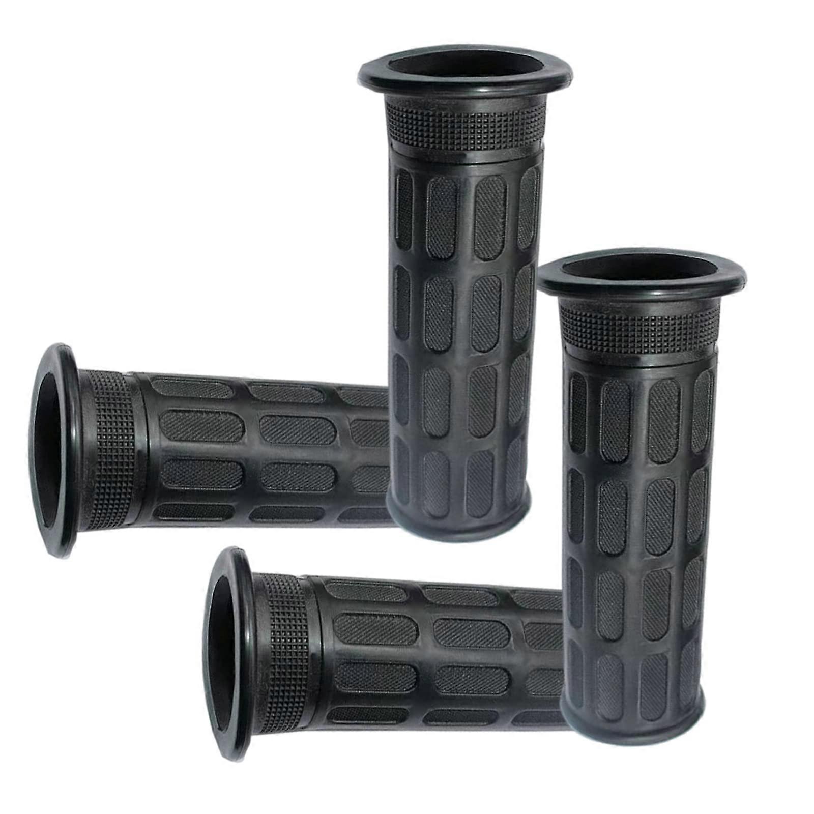 25mm Rubber Wheelbarrow Grips - 4 Pack Cart Handle for Bike, Wheelchair, and Motorcycle Compatibility