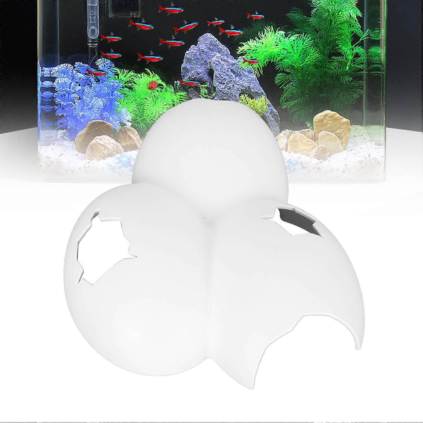 Reptile Hideout Cave Innovative Landscaping Siamesed Eggshell Simulation Terrarium Hide Cave for Snakes Lizards Geckos
