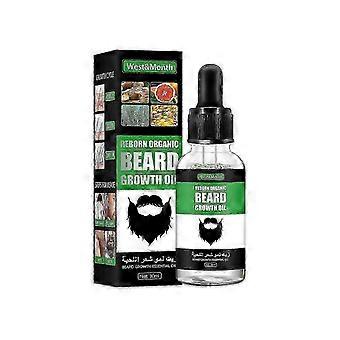 West&Month Beard Growth Oil, Facial Hair Care Promote Facial Thickening Liquid Facial Hair Chest Hai