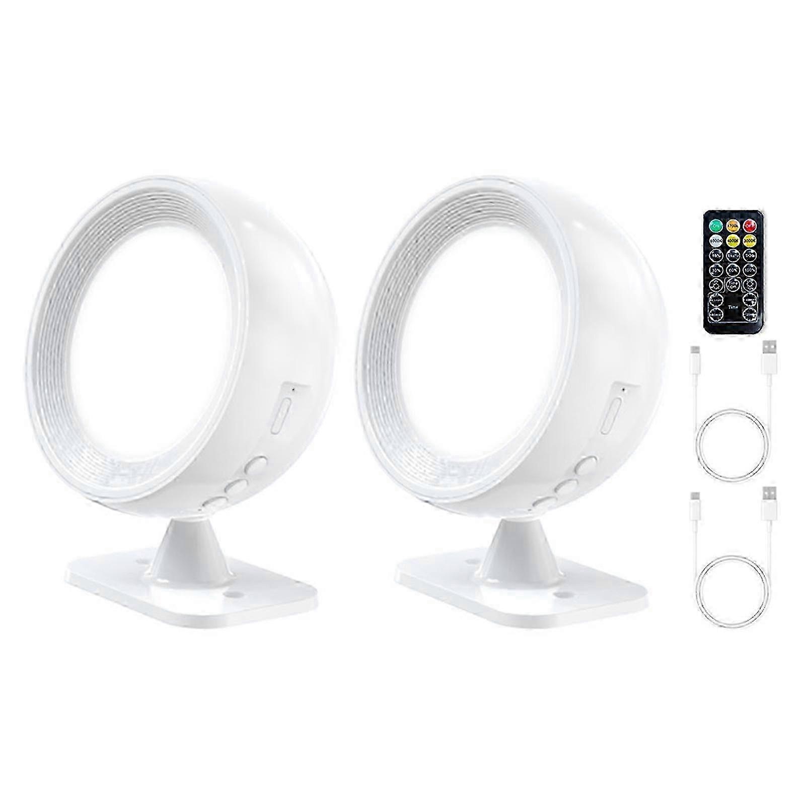 Portable Wall Light with 360-Degree Rotation, Flicker-Free Dimming, and Timer Function for Bedroom Reading