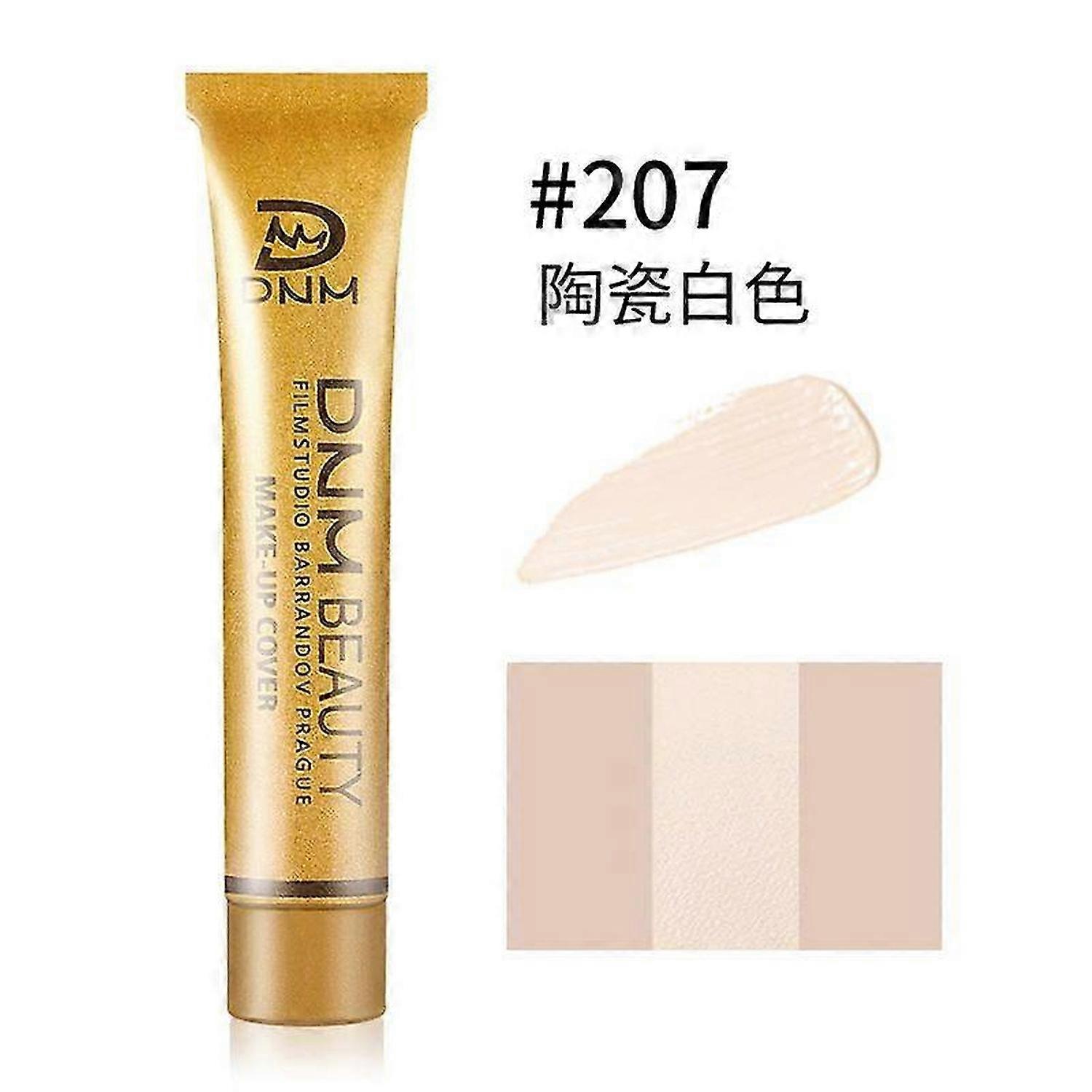 Concealer Foundation Cream, Waterproof, Full Coverage of Dark Circles, Wrinkles, Fine Lines and Blemishes, Suitable for All-day Makeup, Cover Acne Mar