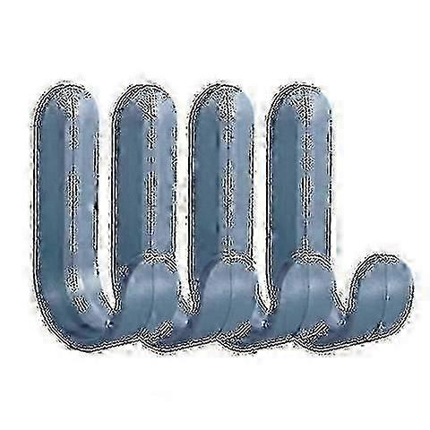 6-Pack Self-Adhesive Wall Hooks for Towels, Hats & Organizing