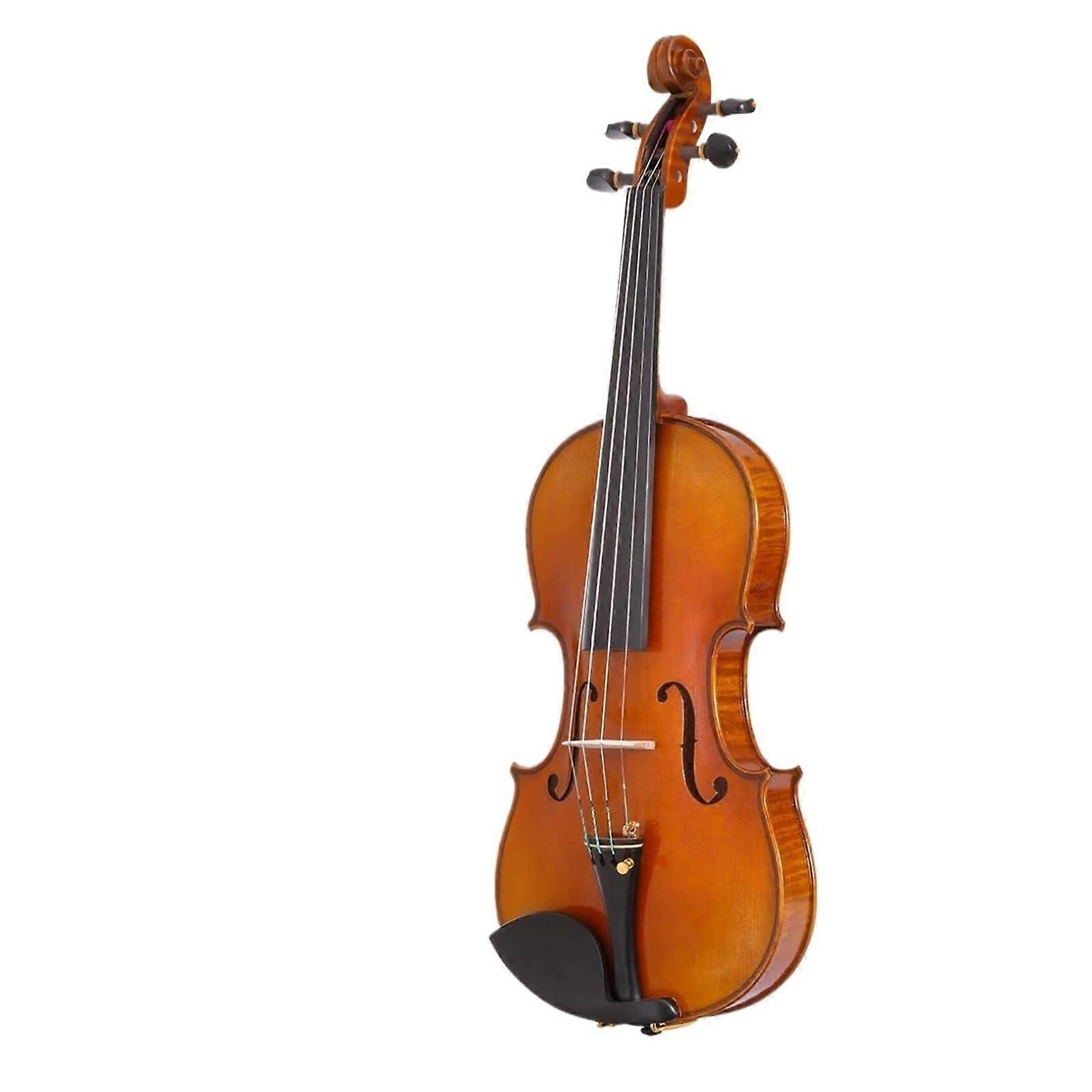Beginner Violin 1/2 Size Vintage Lacquer Professional Instrument with Case for Aspiring Violinists