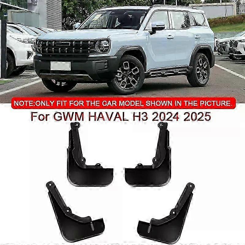Car Styling for Suitable Brand H3 2024 2025 2026 ABS Mud Flaps Splash Guard Auto Accessories
