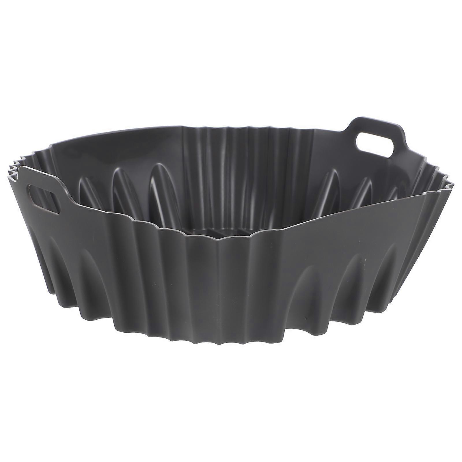 Air Fryer Oven Tray Frying Steaming Boiling Mirror Finish 8.7X8.7X2.4in 1Set