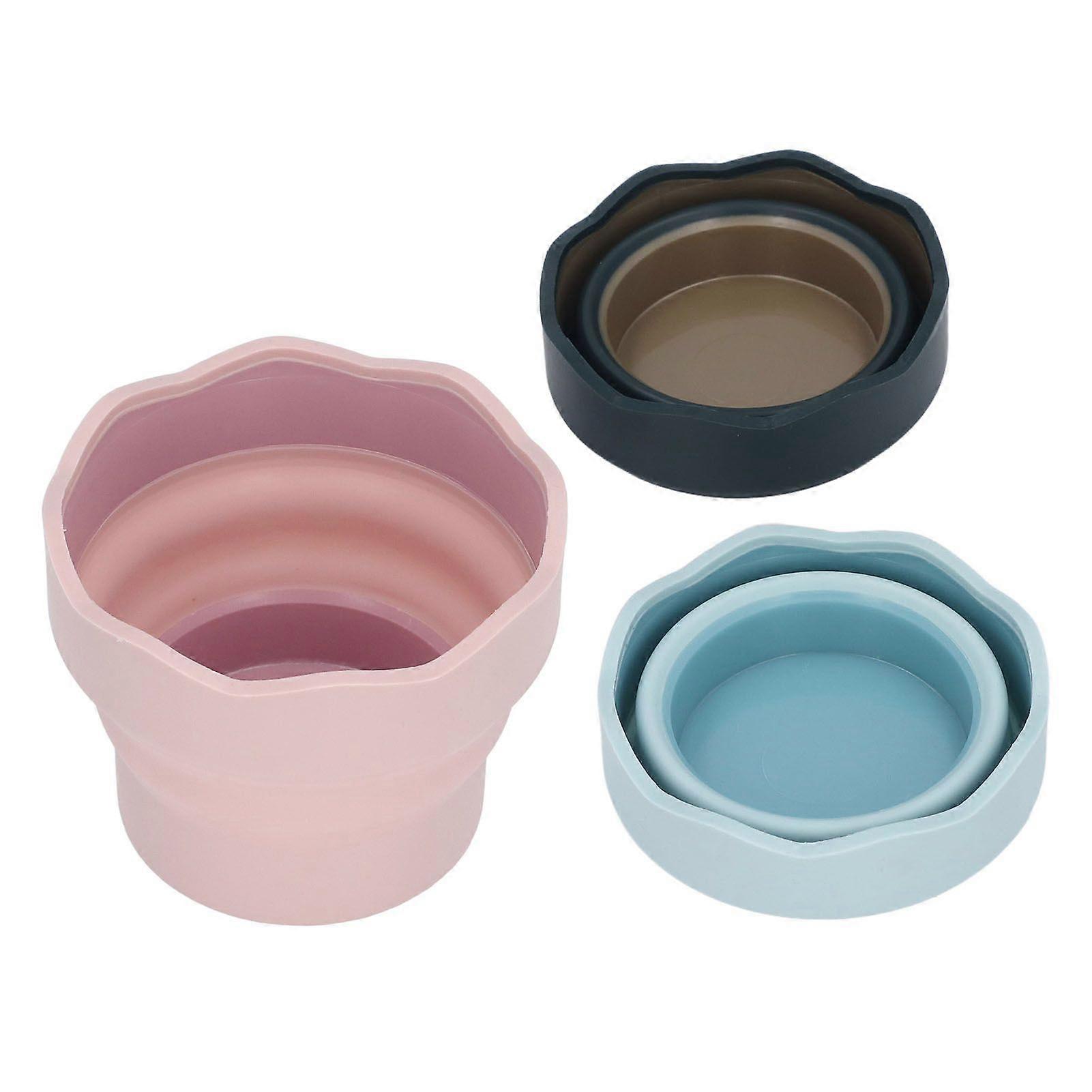 2025 Latest Model  3pcs Folding Paint Brush Washer Multipurpose Reusable