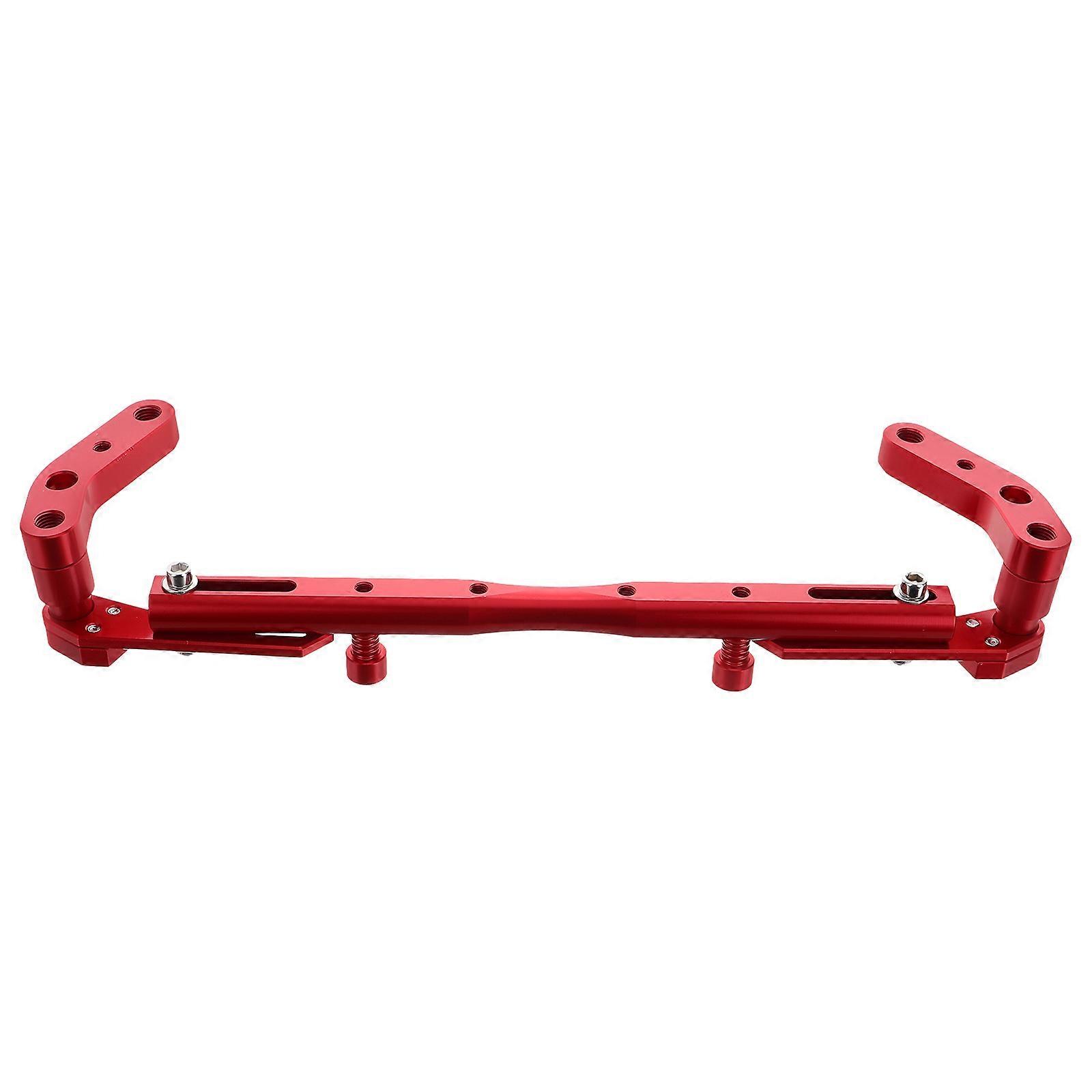 Aluminum Motorcycle Mount Motorcycle Support Bracket Multi Functional Balance For Scooter Users Red 30.00X5.50X2.00CM 1Pcs