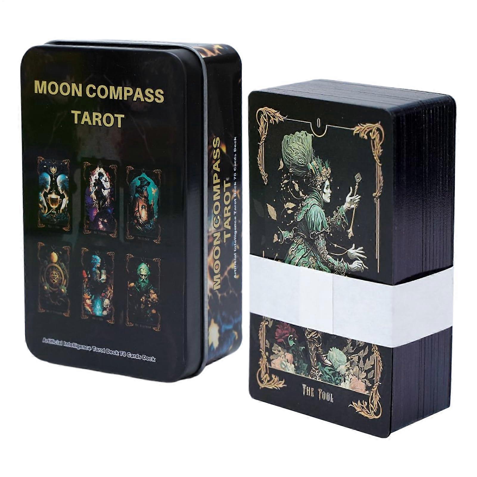 Tarot cards, 78piece fortunetelling deck, beautiful design, easy to use, for vacation fun.
