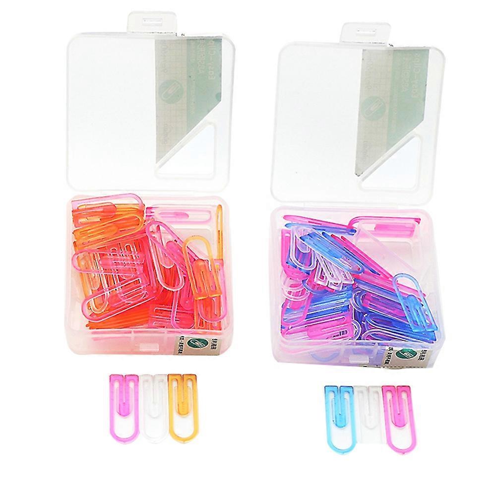 120pcs Cute Decorative Paper Clips, Portable Book Marking Clips for Students, Office Supplies for Files, Memos & Notes, Compact Lightweight with