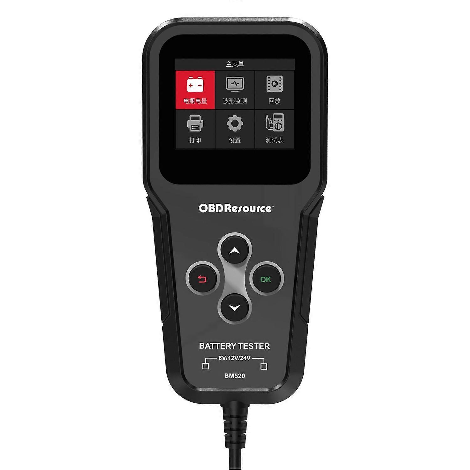 6V 12V Car Digital Load Battery Tester BM520