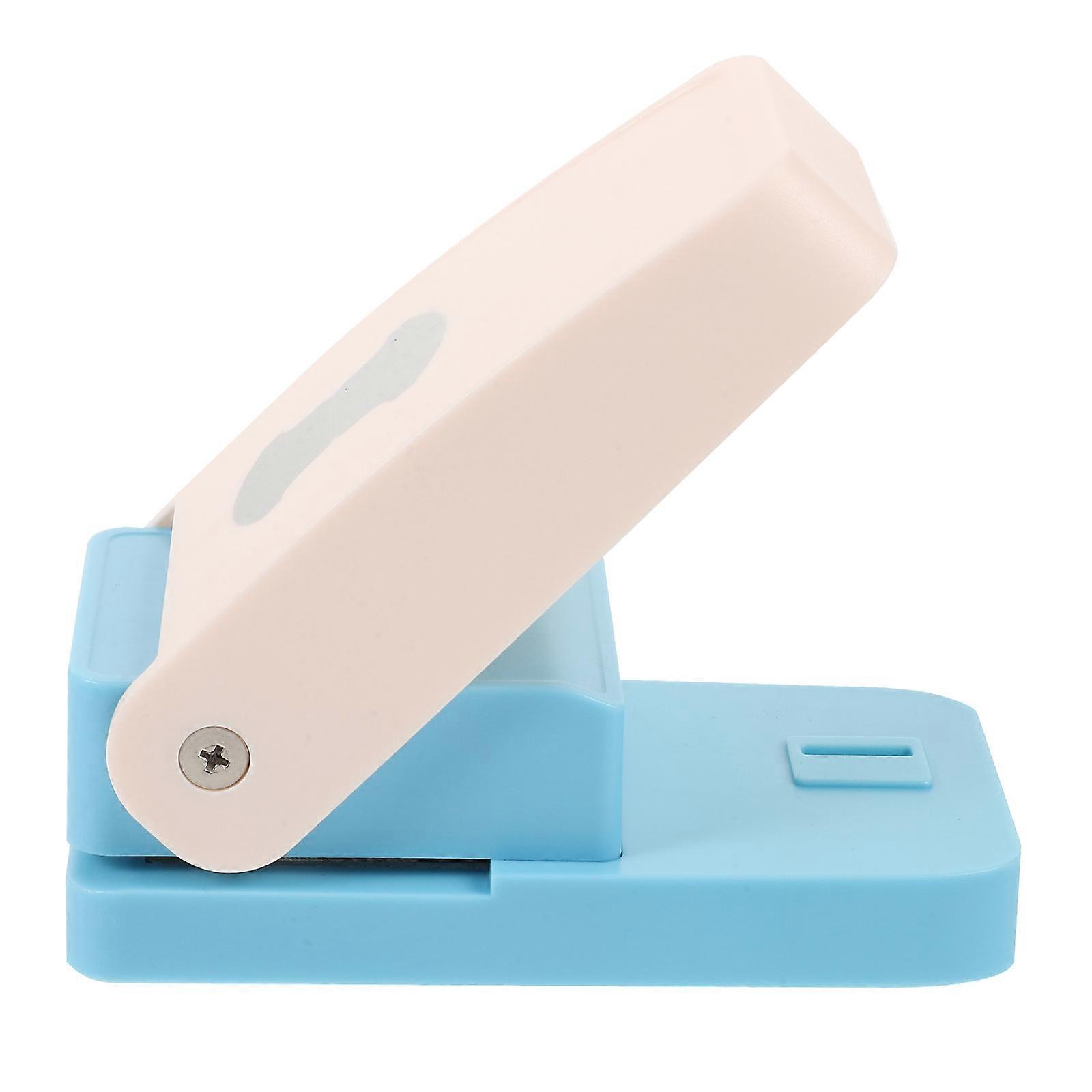 Tag Puncher For DIY Crafts Multi Color 13.00X6.50X4.50CM Paper And Chipboard Punching Tool 1Pcs