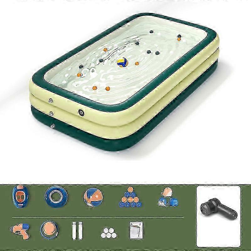 Wireless Inflatable Pool - Smart Core Flash Charge, Rapid Setup, Durable, All Ages