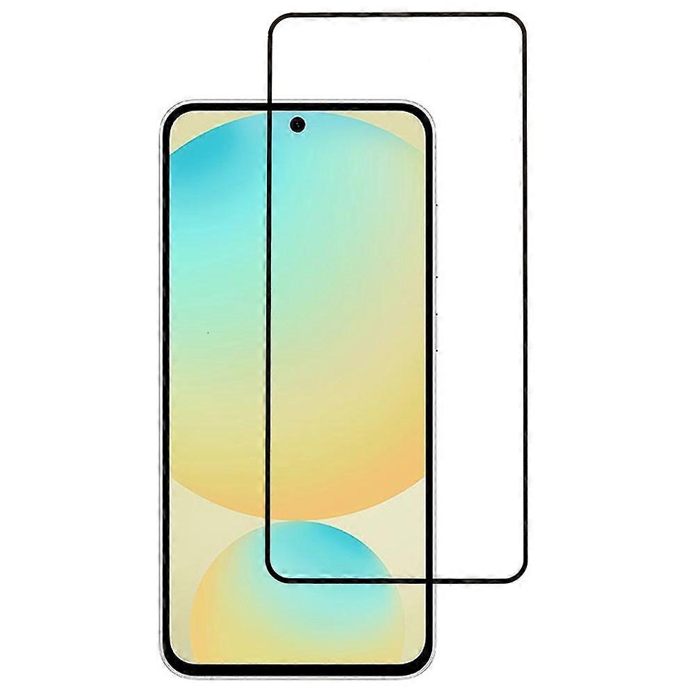 Samsung Galaxy S25 FEスクリーンプロテクターシルク印刷フルグルー強化ガラススクリーンフィルムに対応