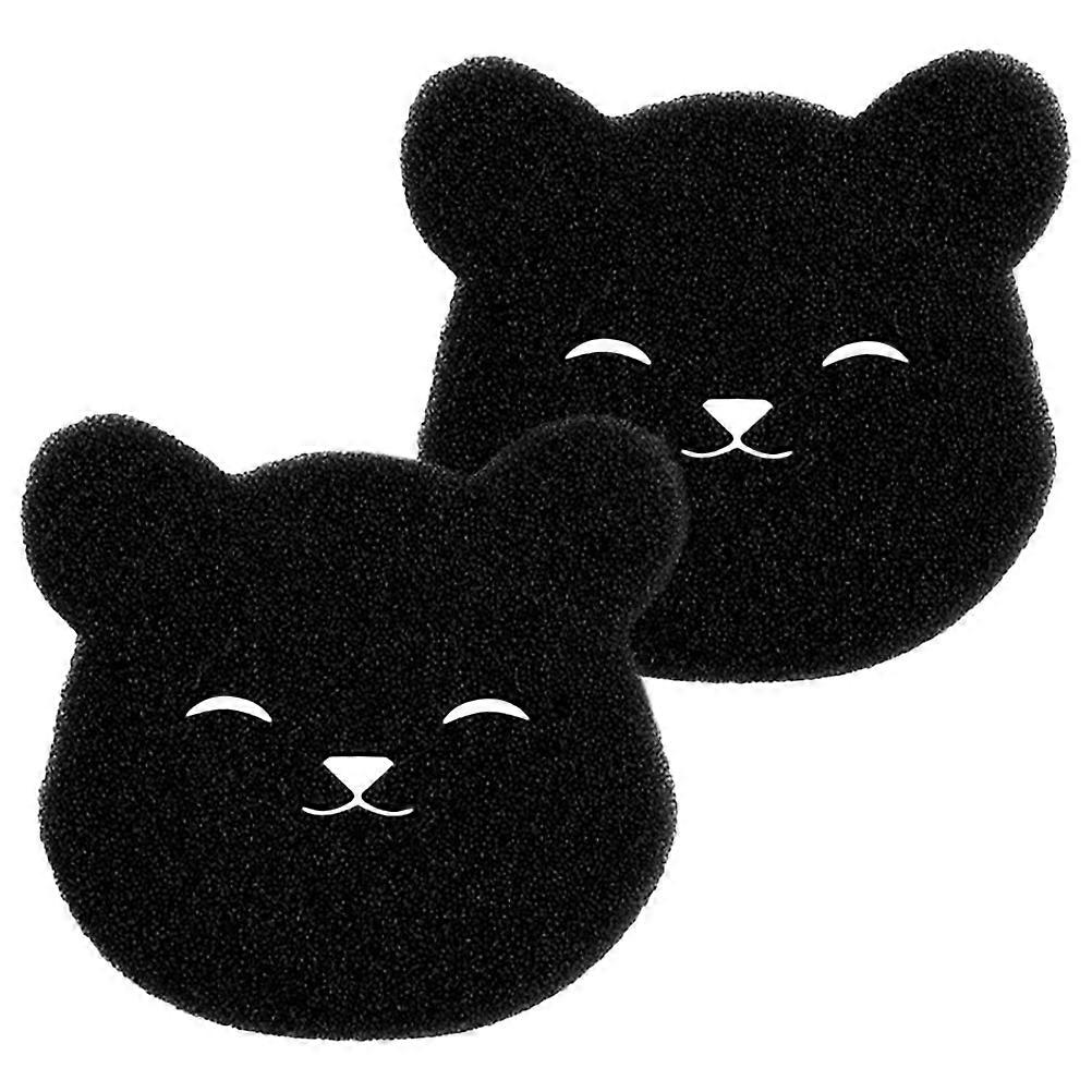 Hair Remover For Laundry Bear Shaped Pu Material Balls 2Pcs