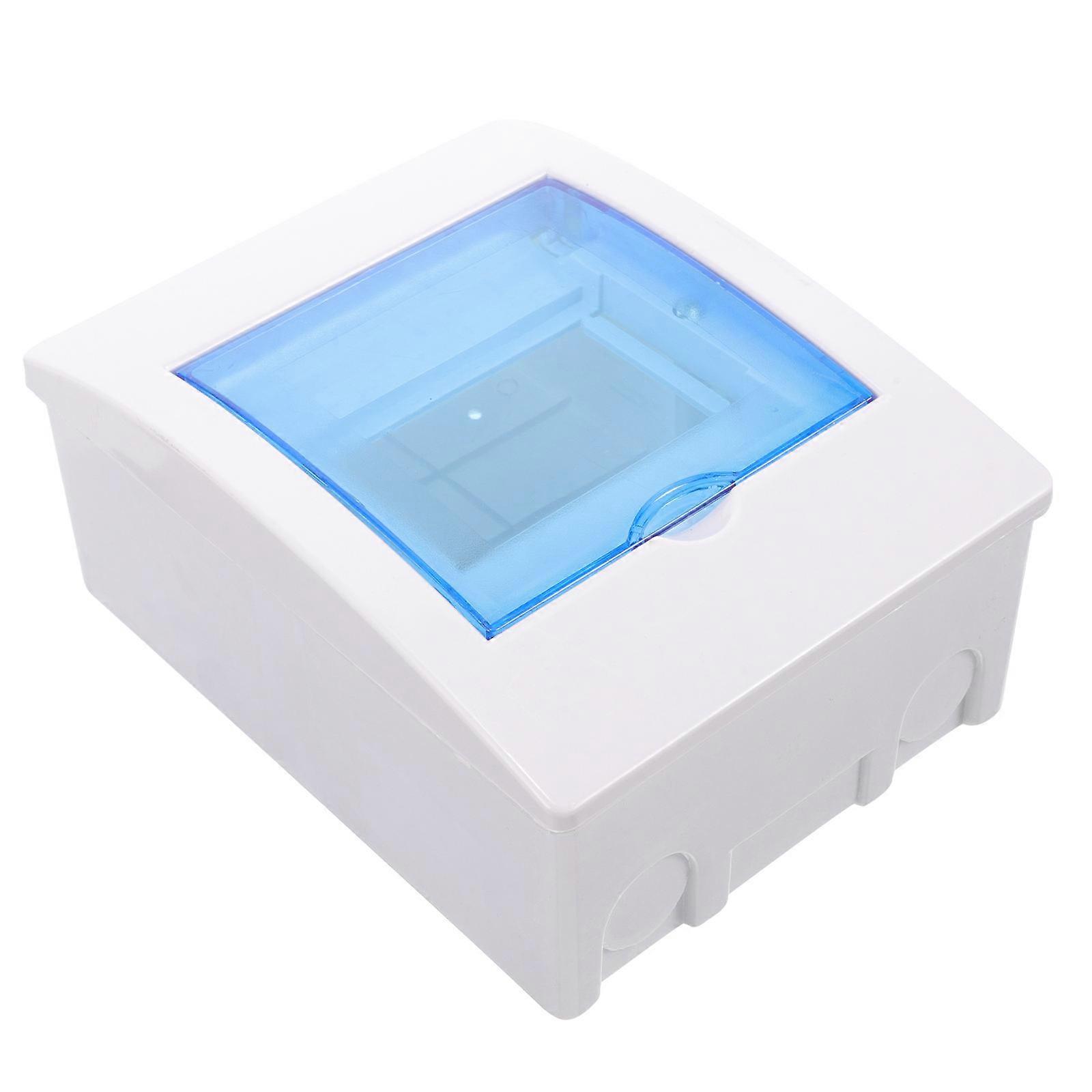 Power Distribution Box White Durable Construction Plastic Outdoor Electrical Box Weatherproof