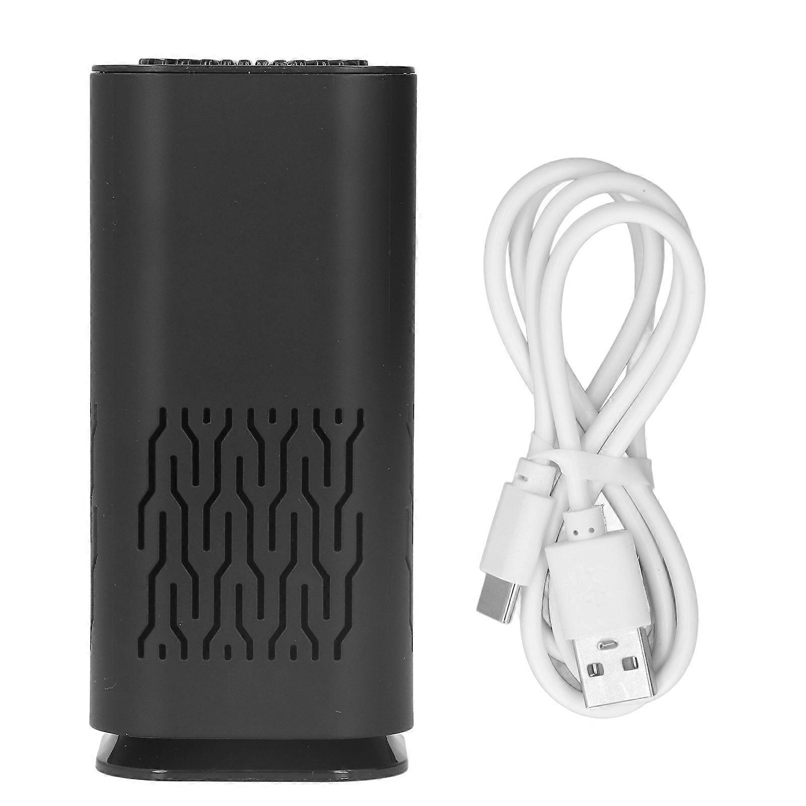 Car Purifier Tower Duct Double Inlet Design Three Dimensional Circulating USB Power Supply 5V 260mA Black Purifying Tool