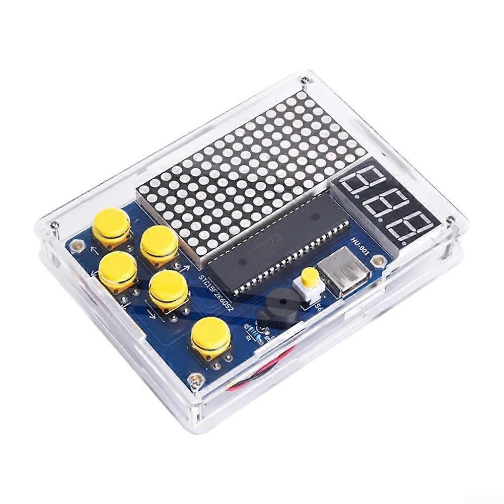 Soldering Kit For Portable Gaming Device, Electronics Handheld Console, 3.7V Battery Compatible, Plastic Case