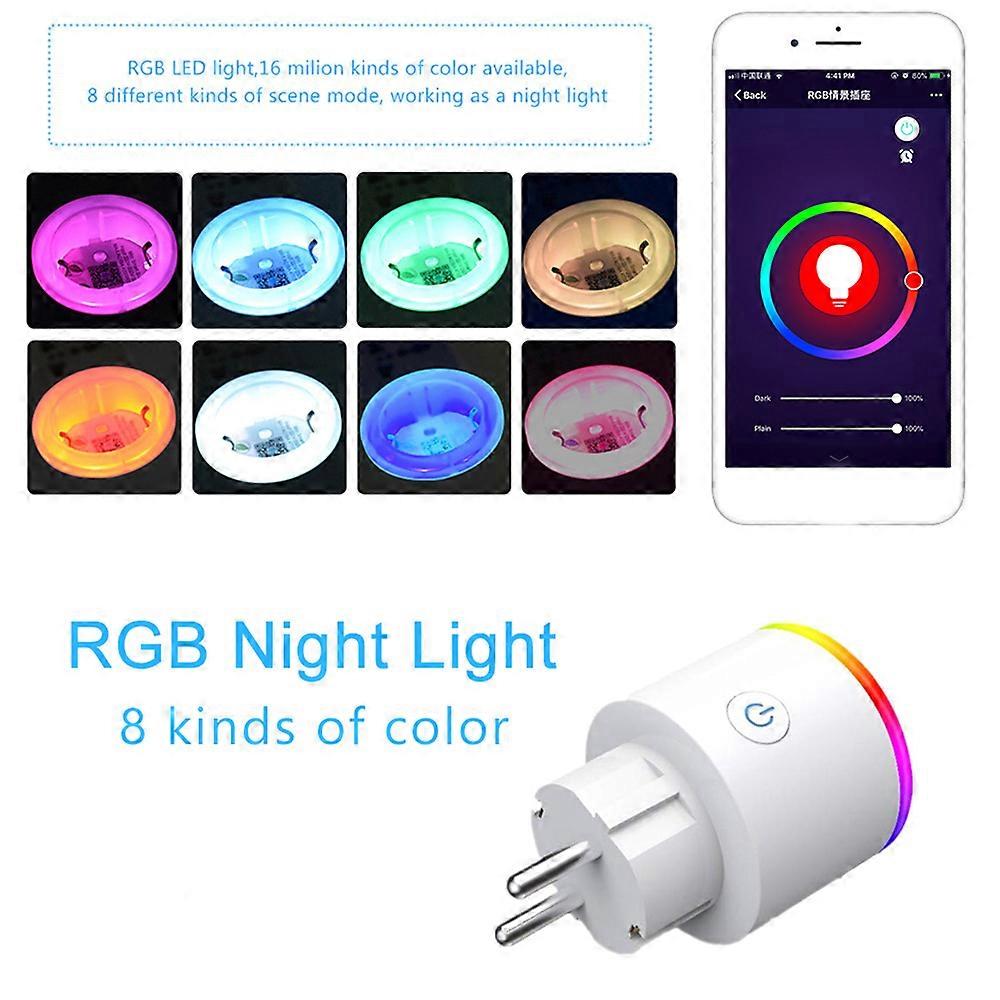 Intelligent Plug Wifi Intelligent Socket Tuya Smart Life App 16A WIFI Intelligent Socket EU Type