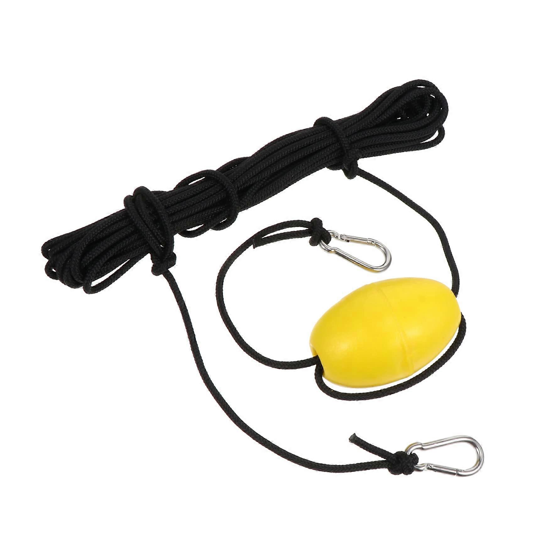Nylon rope float for marine anchor rope buoy ball PVC Yellow