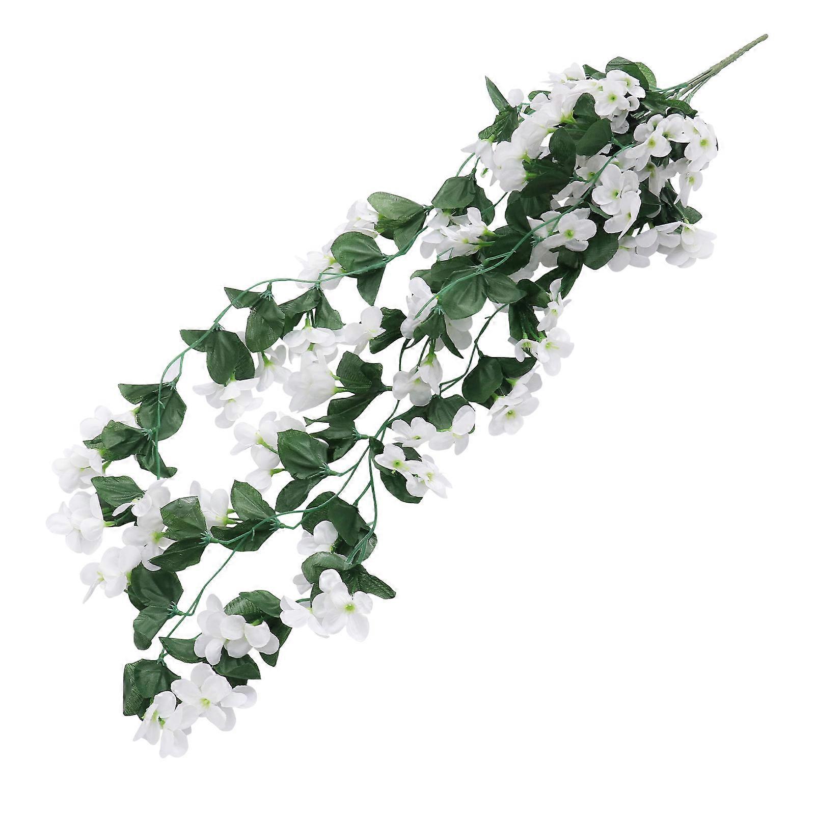 Violet Artificial Flower Simulation Style Wedding Bouquet Table Setting Cloth Plastic 31.5×10.2×2in 1Set