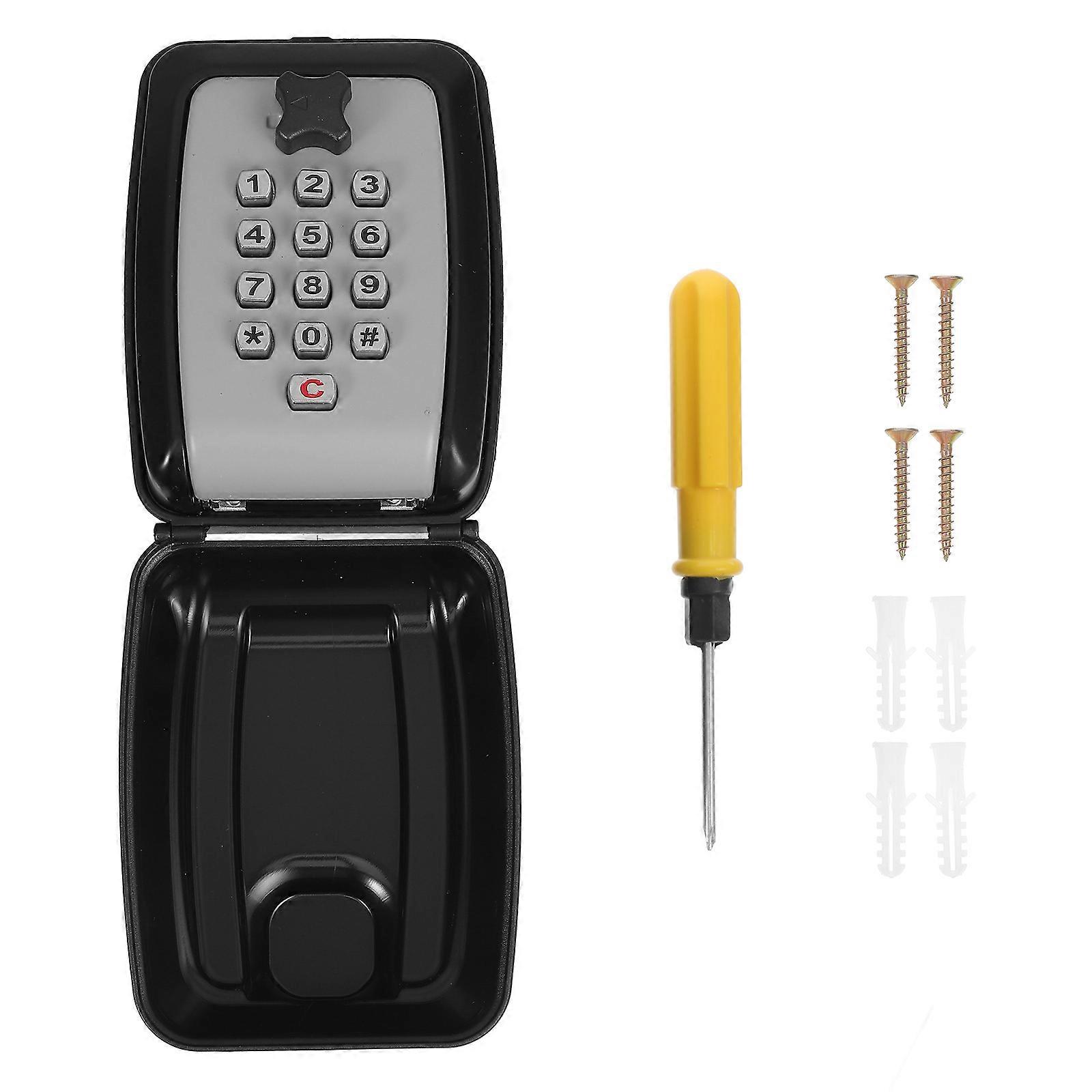 Key Box Lock Box For Keys With Code Wall Mount Weather-Resistant 12- Code Locking 1 Set