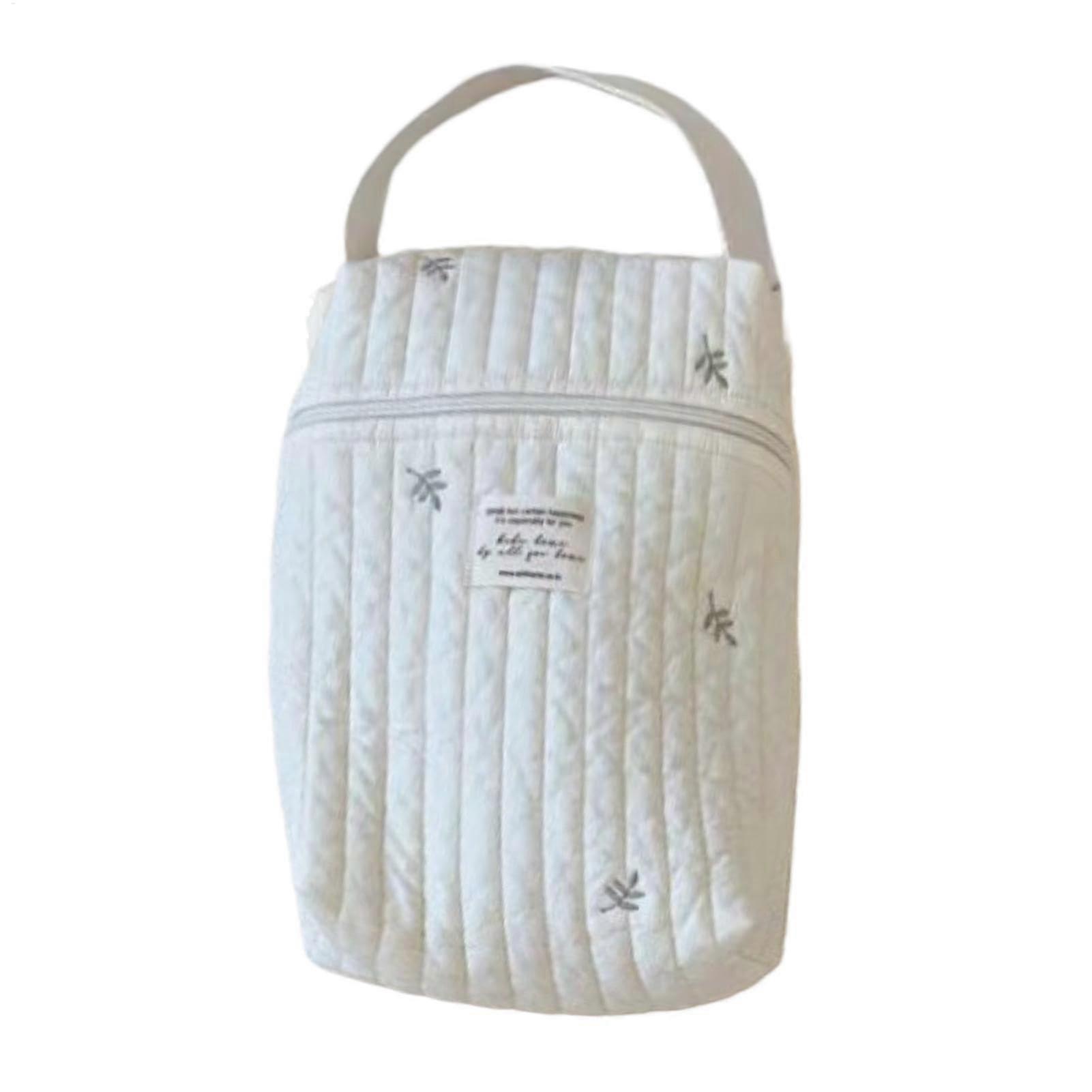 Portable Diaper Storage Bag Organizer for Travel - Compact Multifunctional Nappy Storage Basket for Outdoor Activities and Parties