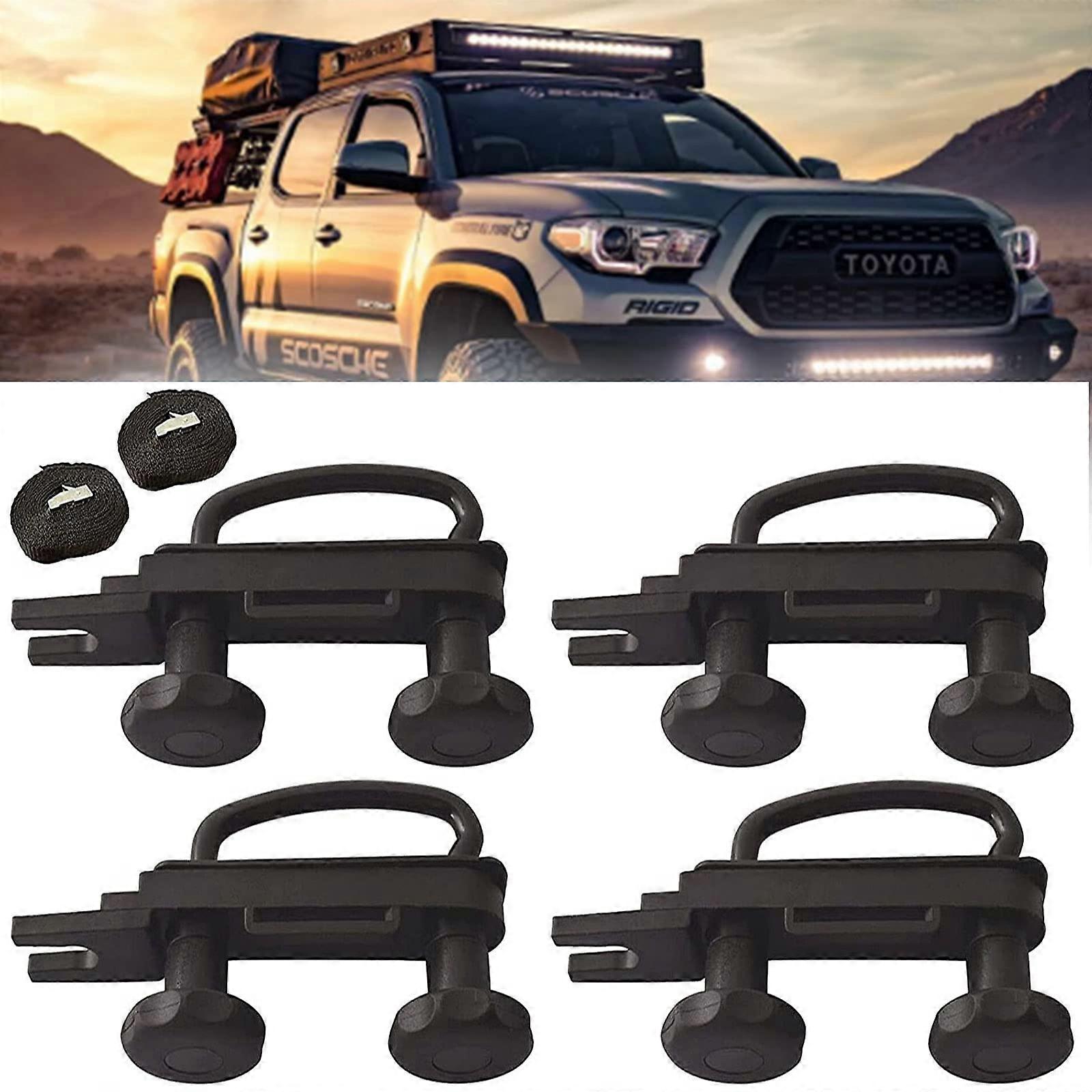 Universal Roof Box Mounting U Bracket with 8 Locking Nuts