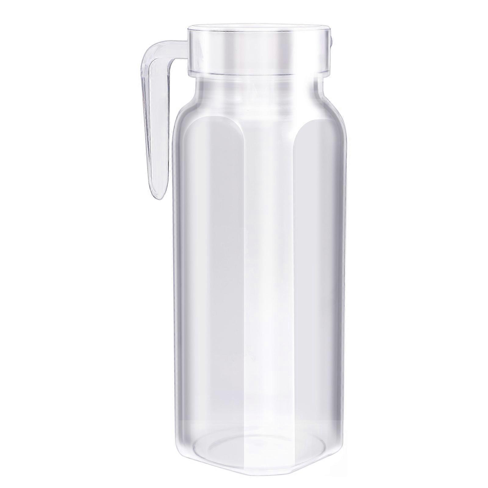 Transparent Large Capacity Beverage Pitcher PC Juice Jug for Home Office Cold Drink Water Serving Container