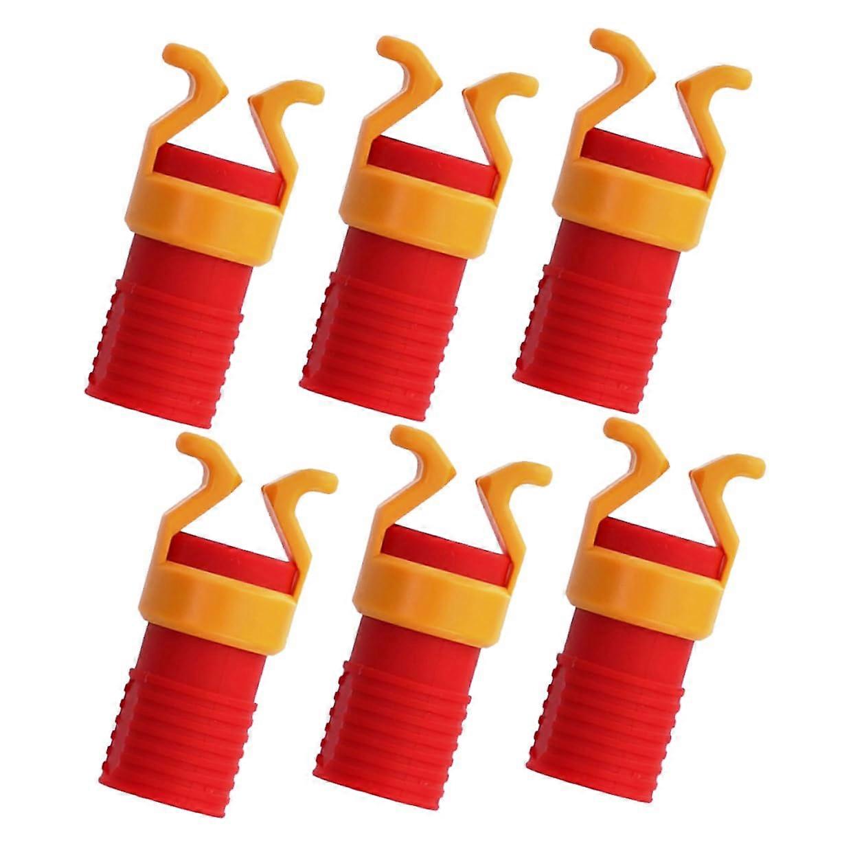 Screw Holder Screw Starter Tool Pack of 6 for Woodworking Cable Organizer and Fixing Tool with Drill Bits Container