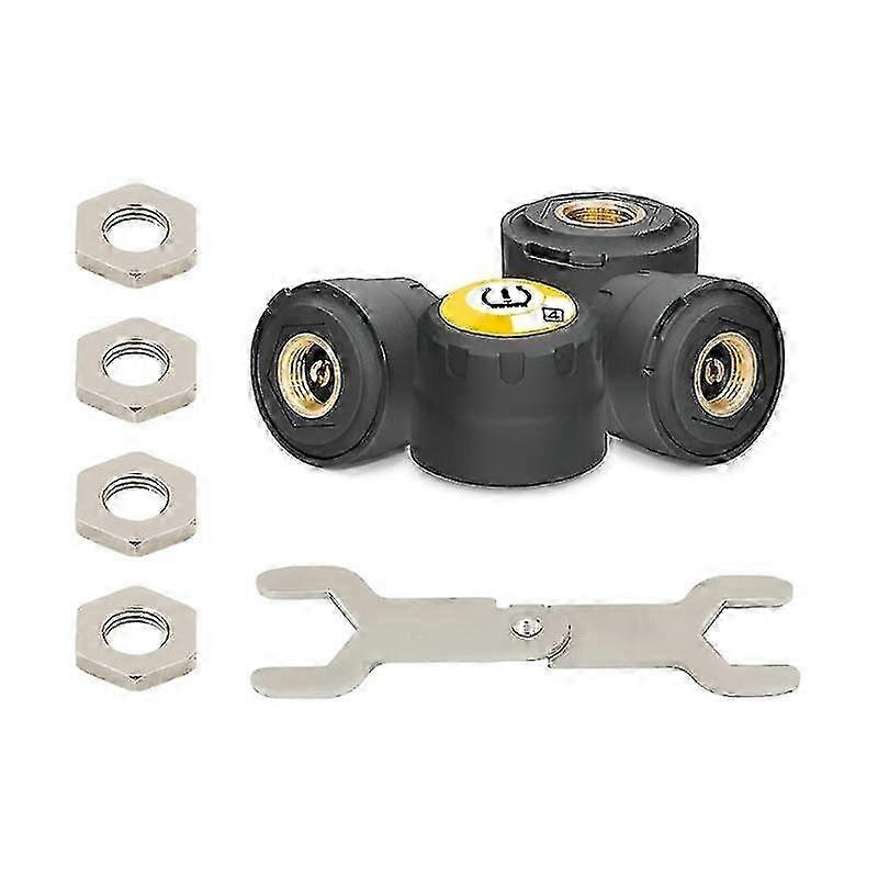 Durable Wireless Tire Pressure Monitoring System - External TPMS for Accurate Tire Health & Safety Monitoring
